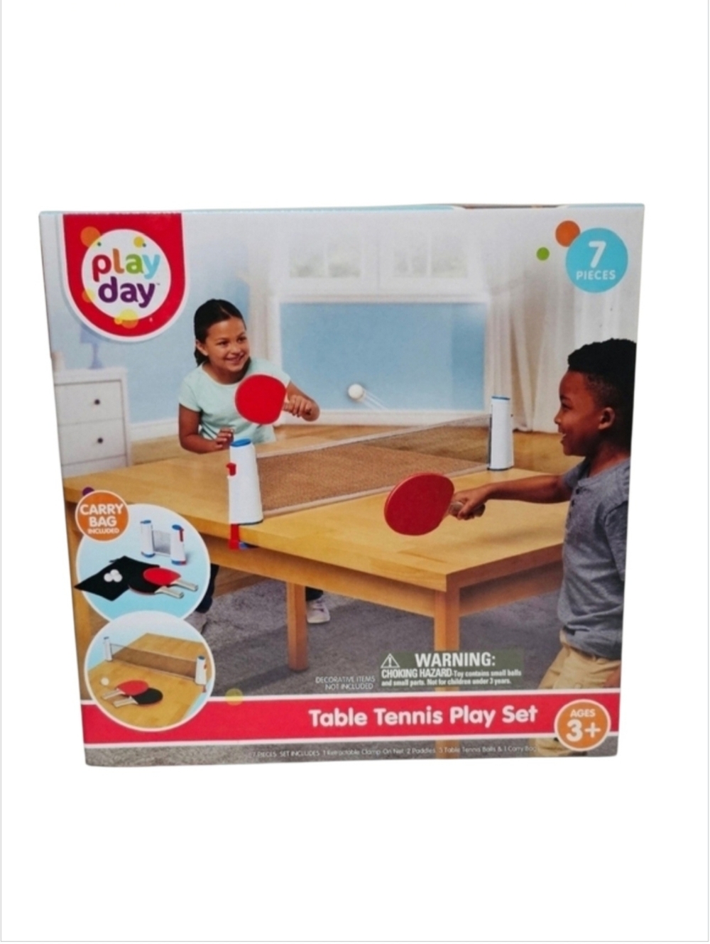 New Play Day Table Tennis Play Set 7 Pieces